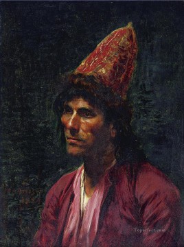 男の肖像 フレデリック・アーサー・ブリッジマン アラブ Oil Paintings